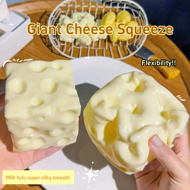 Taba Squishy Cheese Cube Stres - Fidget Cube Original review and price