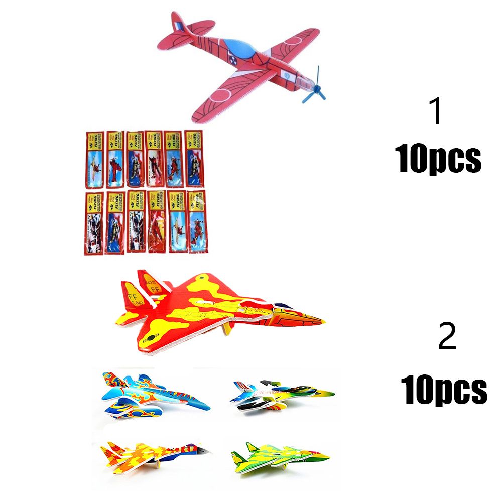 10pcs Color Randomly 3D Assemb - Model Airplane Plastic review and price