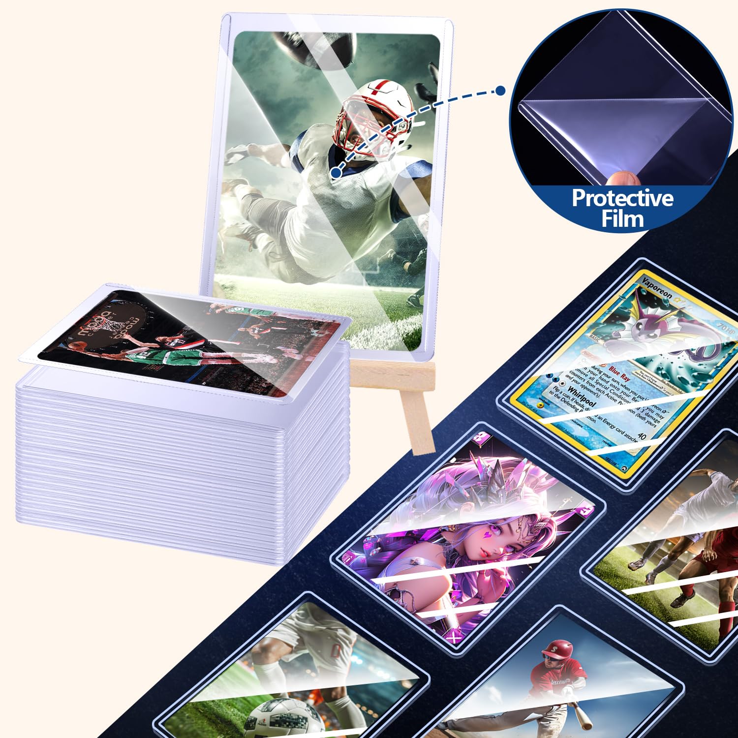 25-100pcs Hard Card Sleeves An - Card Penny Sleeve review and price